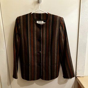 KASPER blazer size 14 colour warm earth tones